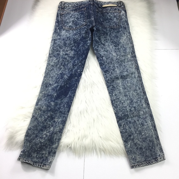 Stella McCartney Skinny Ankle Acid Wash Jeans 30 - Picture 4 of 8